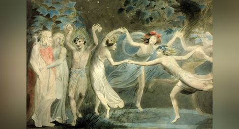 Оберон, Титания и Пък в танц с феите от 1782