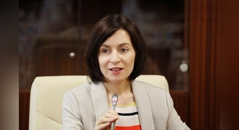 Президентът на Молдова Мая Санду СНИМКА: Ройтерс