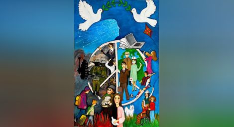 Плакат на Хелин от Русе ще покаже на света как България си представя мира