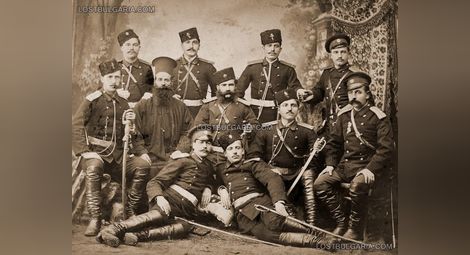 Български офицери, участници в Сръбско-българската война.