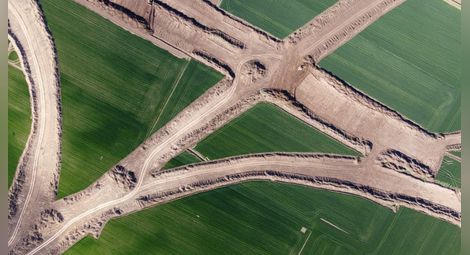 Строителството на магистралата  Русе-Търново започна с голям пътен възел