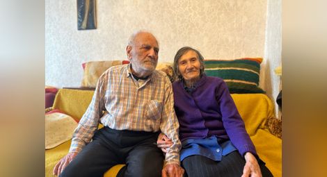 Каля и Михо Михови със своите 73 г. брак са най-възрастната женена двойка в община Русе