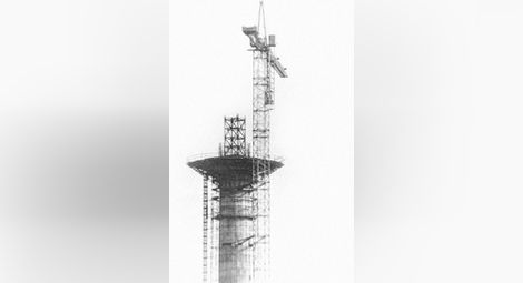 Черно-бели мигове от цветната мозайка на живота: Телевизионната кула - от кота 0 до най-високата на Балканите