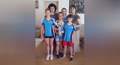 Двемогилското училище шампион по тенис на маса
