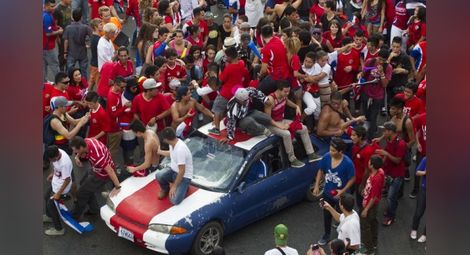 Коста Рика полудя след триумфа над Гърция