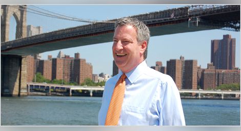 Демократът Бил де Блазио бе избран за кмет на Ню Йорк
