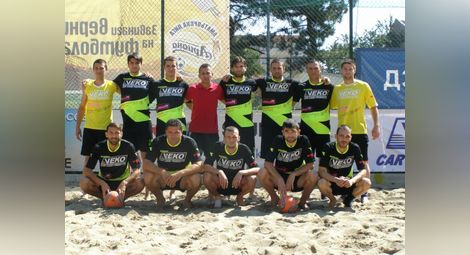 „Русе“ категоричен финалист на държавно по плажен футбол