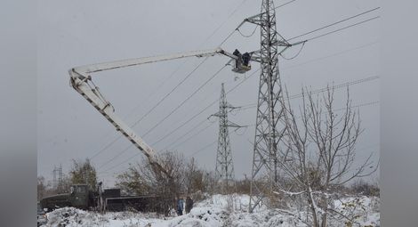 Възстановено е електрозахранването на всички населени места в Североизточна България