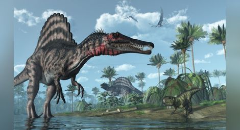 Откриха първия динозавър, който можел да плува