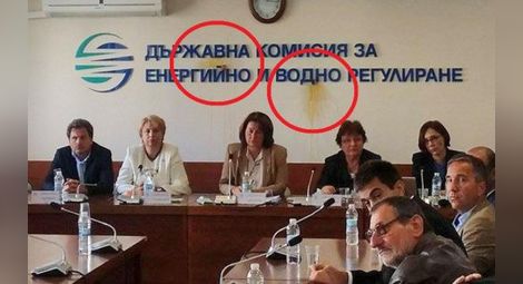 Замериха с яйца председателката на ДКЕВР Светла Тодорова