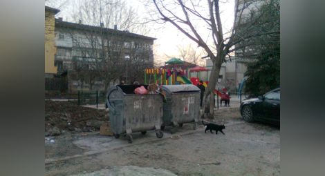 Валентин Димов предлага контейнерите да се махнат от детската площадка, за да не играят децата сред миризми.