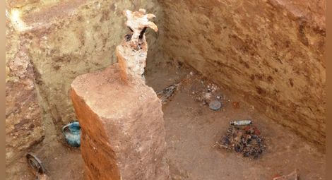 Откриха кандилница от ковано желязо на повече от 23 века