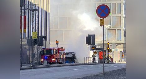 Автобус се взриви в Стокхолм