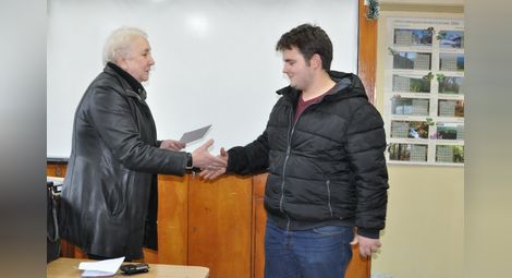 Бъдещ капитан е новият носител на стипендия „Антон Петров“