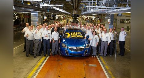 750,000-ият Opel Insignia: юбилей за успешния флагман 