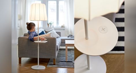 IKEA добавя безжично зареждане в мебелите