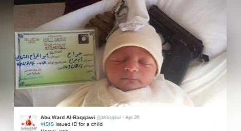 "Ислямска държава" използва новородено в реклама