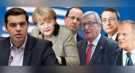 Извънредна среща на Меркел, Оланд, Ципрас и Юнкер