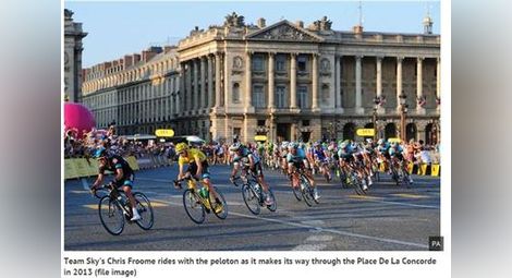 Френската полиция стреля по моторист, опитал се да ги прегази по време на „Тур дьо Франс“ в Париж