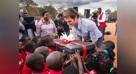Федерер дари $13,5 млн. за детски градини в Африка