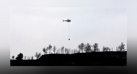 Горски пожар бушува на 40 км от Кан