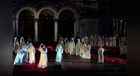 Премиера на операта "Борис Годунов" на сцената на крепостта "Царевец" във Велико Търново /галерия/
