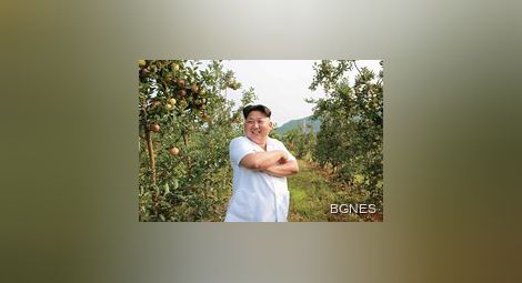 Животът във фермата: Ким Чен Ун позира с ябълки