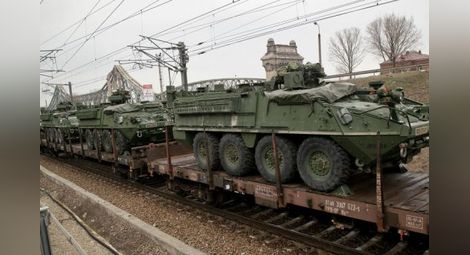 Военният конвой на САЩ „Дунавски поход” пристигна в Чехия