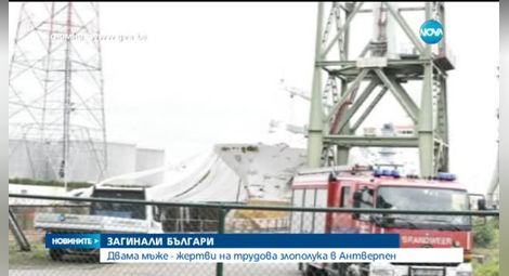 Двама българи загинаха на пристанището в Антверпен