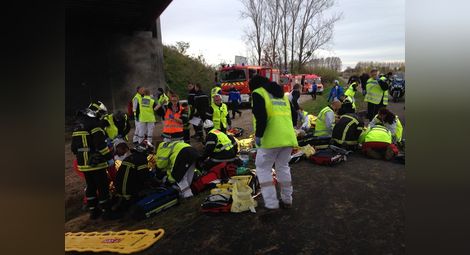 Нова трагедия във Франция: Влак дерайлира близо до Страсбург
