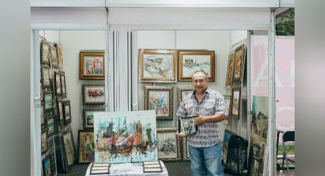 Варненският художник Паруш Парушев открива изложба в града на своя учител