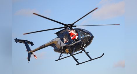 Дядо Коледа си открадна хеликоптер