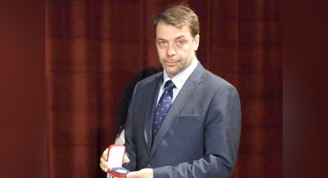 Шефът на музея отличен с годишната награда на Съюза на учените в Русе