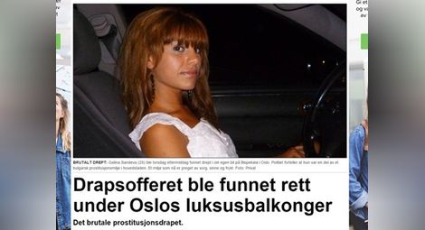 Убитата в Осло българска проститутка била в престъпна мрежа