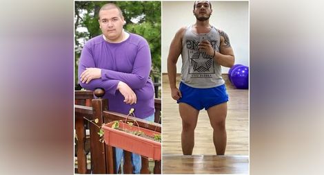 Младеж, стопил 70 кг от теглото си без глад, стана хит в мрежата