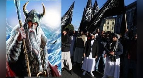 Паника в Осло: Ислямистки патрул с развято знаме на ИД тръгна по улиците да гони неверниците