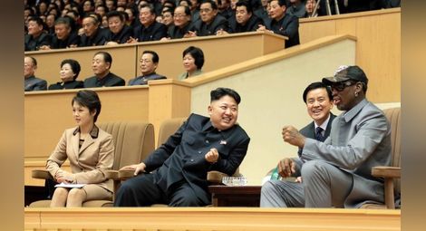 Снимат комедия за посещенията на Денис Родман в Северна Корея