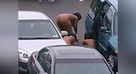 Полицаи гонят гола жена по улиците в Кюстендил