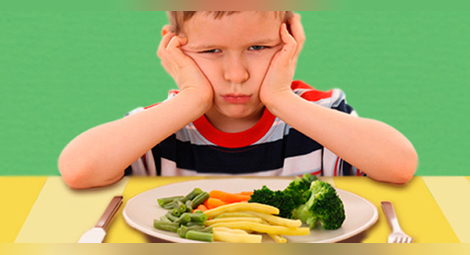 Капризните деца ще изядат по-бързо зеленчуците си, ако се хранят прави