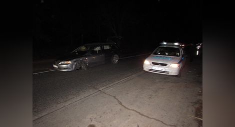 Пиян шофьор блъсна две  коли до 9-и километър
