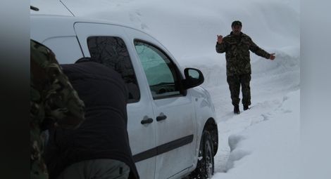 Българската армия в помощ на населението при овладяване последствията от метеорологичната обстановка