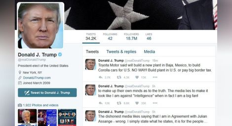 Южна Корея е назначила човек, който да следи "Туитър"-а на Тръмп