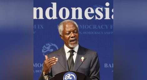 Кофи Анан: Лидерите трябва да отговорят на трудни въпроси през 2017 г.