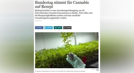 Германия разреши употребата на канабис с медицински цели