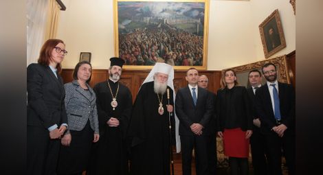 Историческа среща на представители на еврейската общност с патриарх Неофит