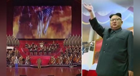 Ким Чен Ун изстреля ракети и остави САЩ в пламъци в пропагандно видео (видео)