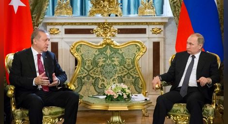 Ердоган и Путин ще се срещнат утре в Сочи не само заради Сирия