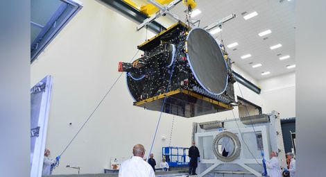 BulgariaSat-1 пристигна на стартовата площадка в Кейп Канаверал