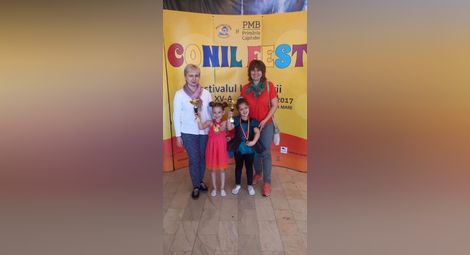 Купи и медали спечелиха в Букурещ танцьорки от детска градина „Слънце“