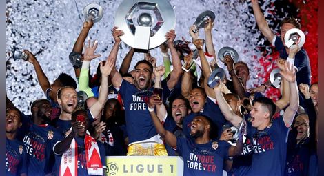 Монако сложи край на доминацията на ПСЖ в Лига 1